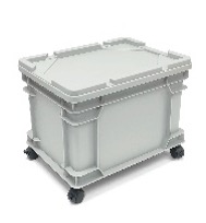 有蓋疊箱 (可配轆) 12" - 16"