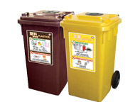 分類垃圾桶 (有轆)